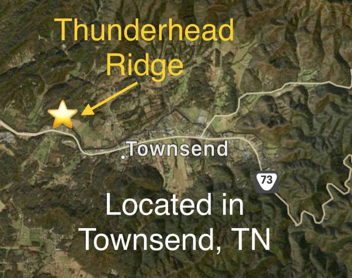 A sweeping view of Thunderhead Ridge, featuring rolling mountains, the valley below, and expansive skies. The landscape invites exploration and offers breathtaking, uninterrupted mountain vistas, highlighting the vastness of the resort property.